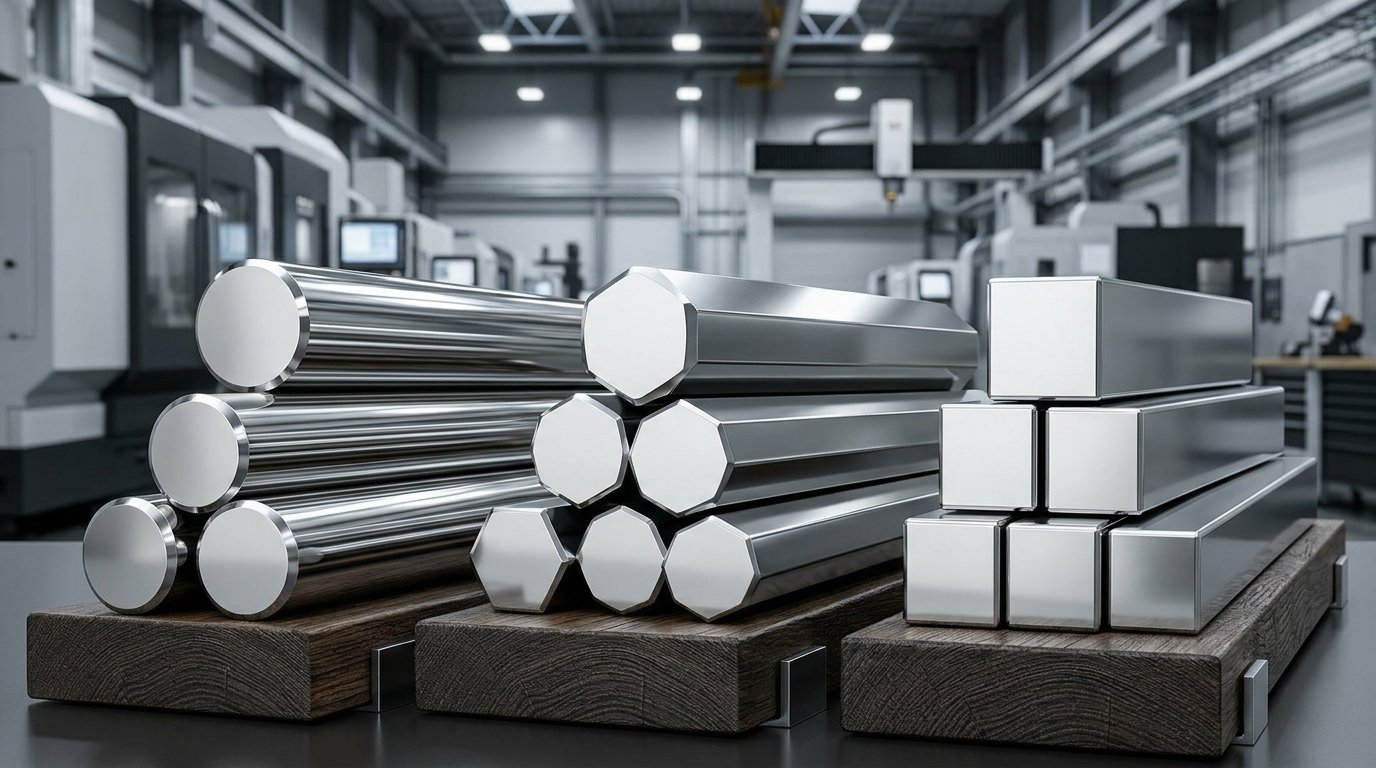 SkaiLand SS Bar - Precision Round, Hexagonal, and Square Bright Bars